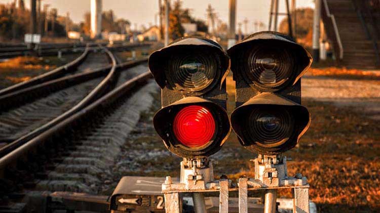 Railroad signal lights