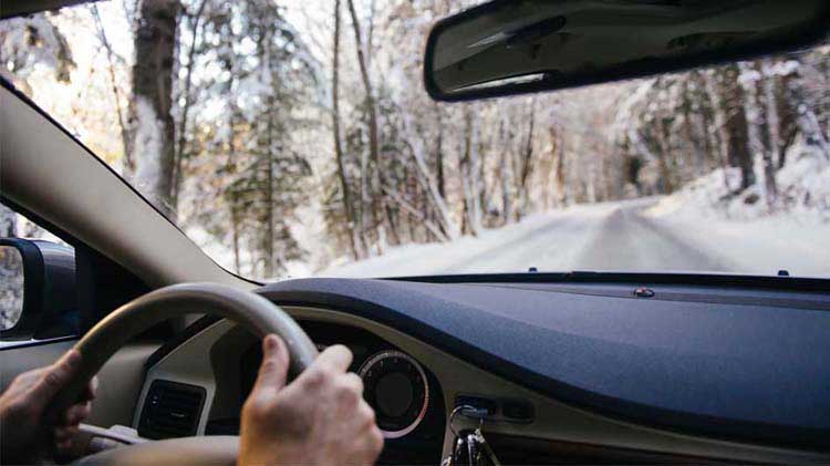 Driving in the snow