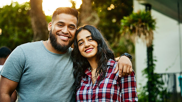 A young BIPOC man and woman 