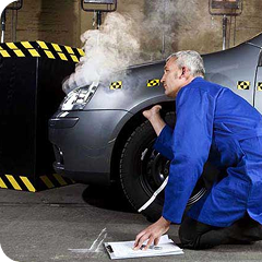 Testing auto safety features