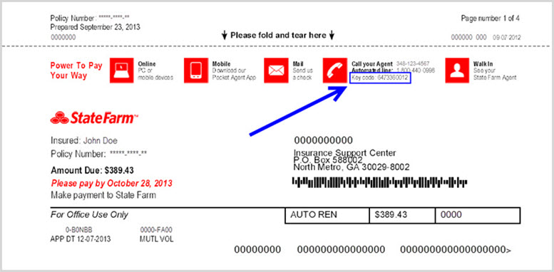 state farm insurance online bill pay